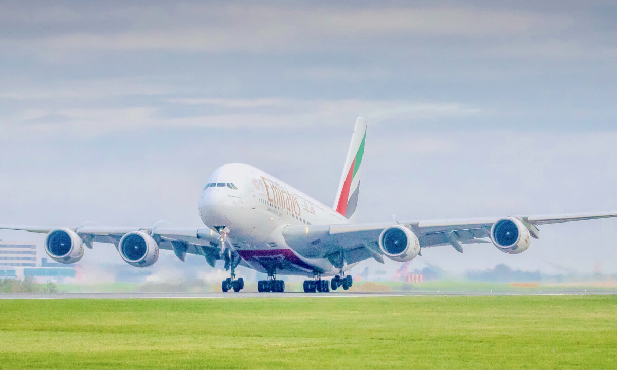 エミレーツ航空の機体