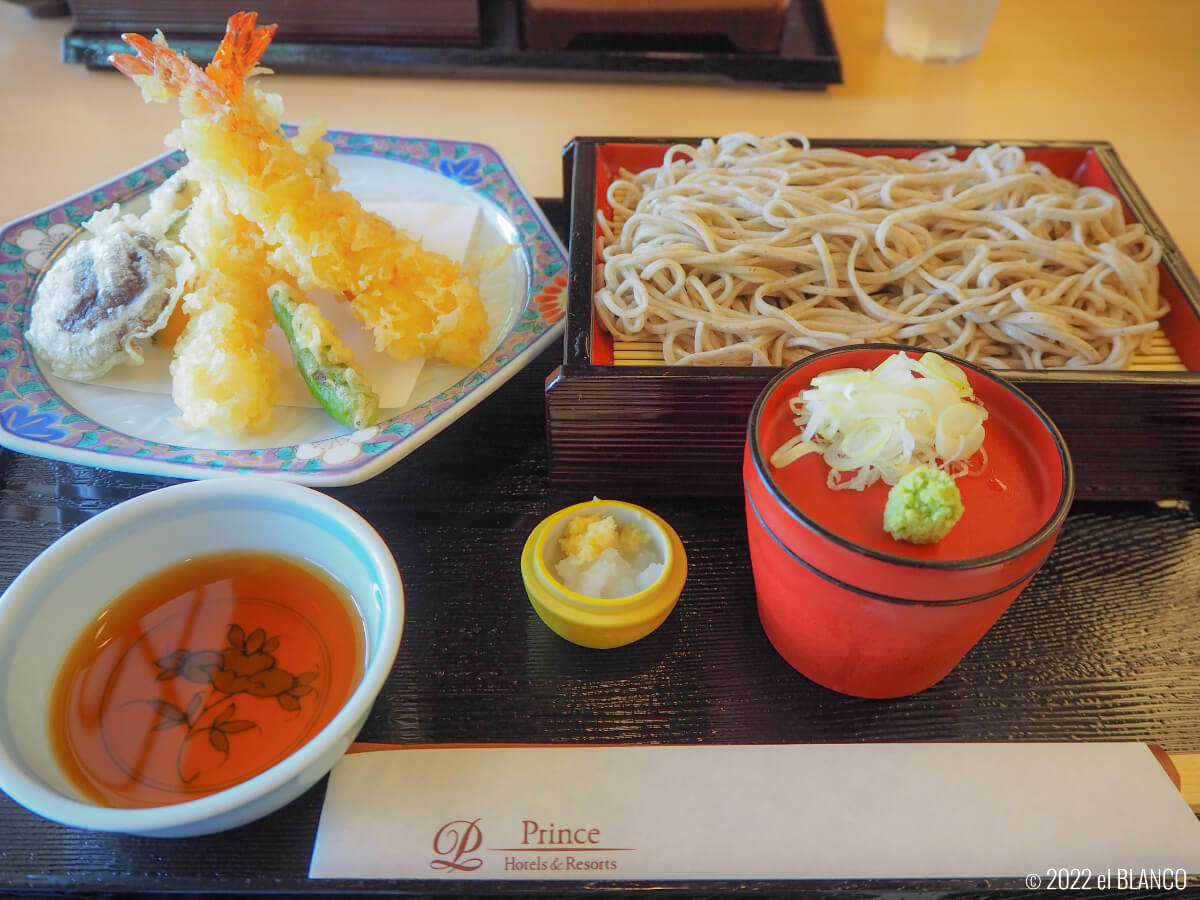 天ざるそば定食