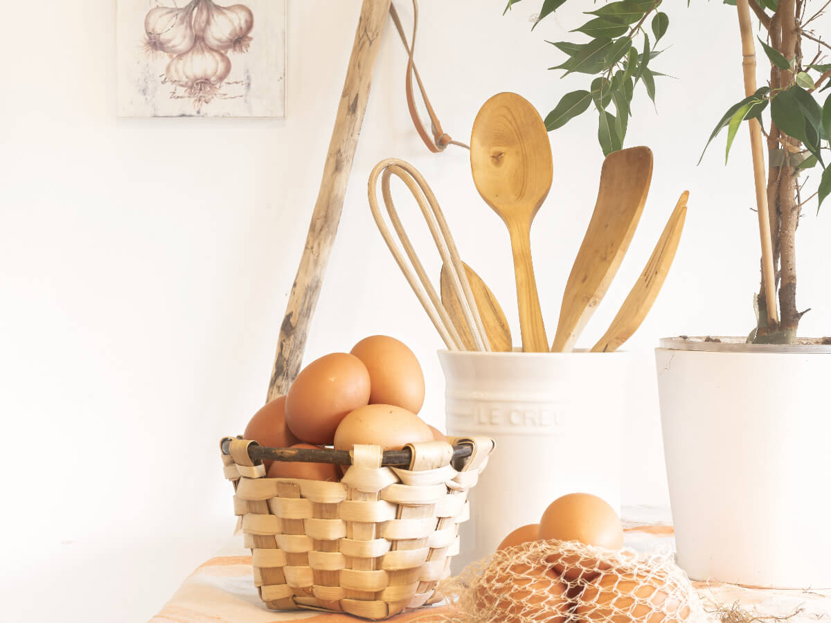 卵と調理道具