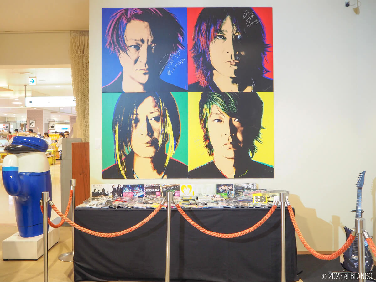 GLAY×HAKODATE Airportの展示品