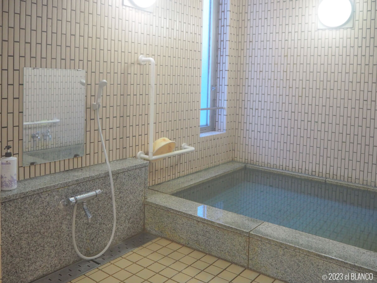 函館パークホテルの浴室