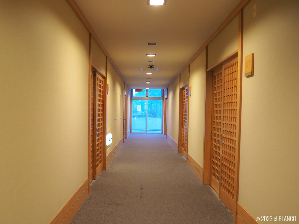函館パークホテルの廊下