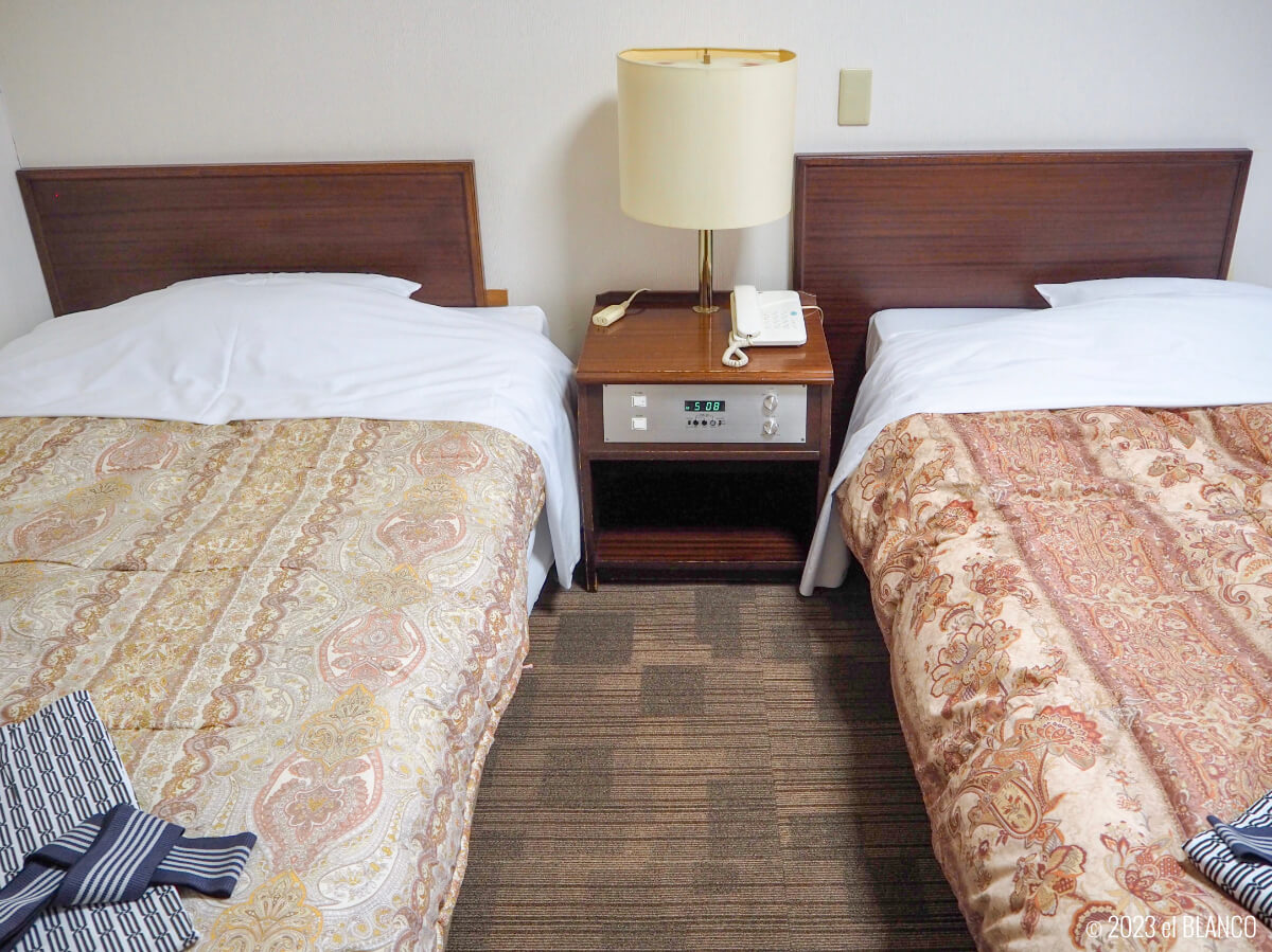 函館パークホテルのベッド