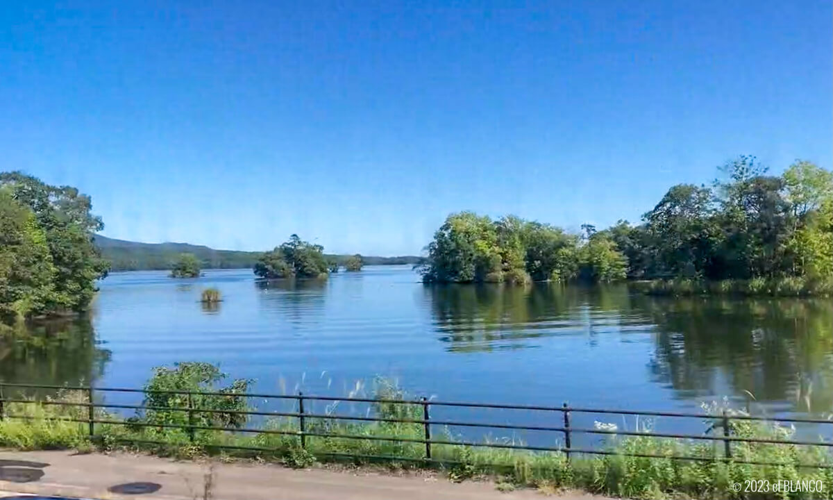 北海道の大沼湖